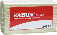 Käsipyyhe KatrinClassicC-fold2 keltainen 16/säkki