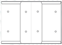 Sisäisen postin kuori, A4, 25kpl