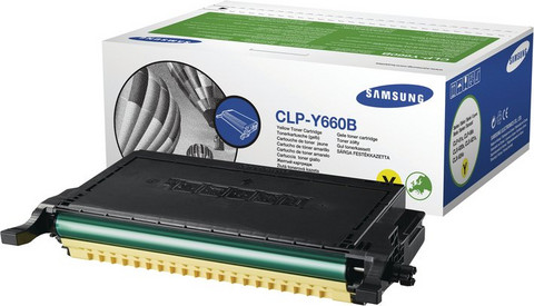 Samsung CLP-Y660B Laservärikasetti keltainen, CLP-610/CLP-660/CLX-6200/CLX-6210