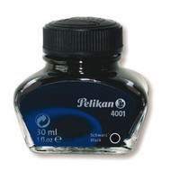 Mustepullo Pelikan 4001 musta 30 ml