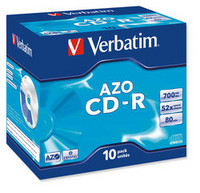 Verbatim CD-R 80min 700MB 52x, 1 kpl=10 levyä