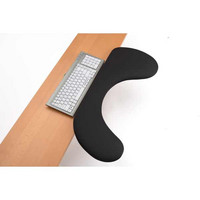 Ergonomic 8820 lycra kyynärtuki musta. Mitat: 700x280 mm