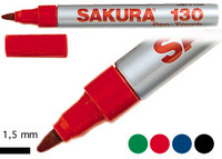 SAKURA PEN TOUCH 130 M 1,5MM MUSTA 12kpl