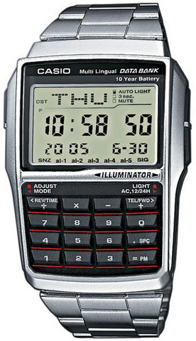 Casio DBC-32D Databank miesten 'Retrokello'