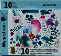 CREARTE AKVARELLILIITU 10-VÄRIÄ
