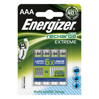 Energizer EXTREME AAA/HR03 Ladattava akku 4 kpl