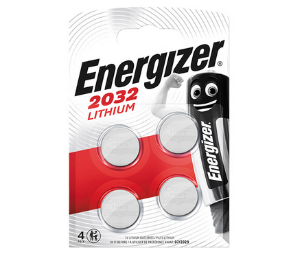 Nappiparisto Energizer Lithium CR 2032 4kpl