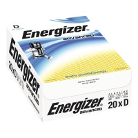 Energizer Max Plus D/LR20 alkaliparisto, 1 kpl=20 paristoa