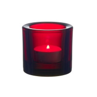 Iittala Kivi kynttilälyhty, korkeus 60mm, karpalo
