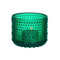 Iittala Kastehelmi kynttilälyhty, korkeus 64mm, smaragdi