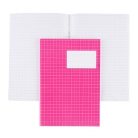 Kouluvihko A5/20 ruudutettu 7x7mm pinkki, 1 kpl=20 vihkoa