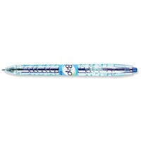 Pilot Begreen B2P geelikynä mekanismilla, 0,39 mm, sininen 10kpl paketti