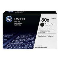 HP 80X CF280XD laservärikasetti dualpack musta, 1 kpl=2 kasettia