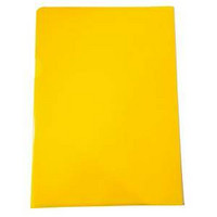 Muovitasku A4 110mic PP appelsiinipinta keltainen, 1 kpl=100 taskua