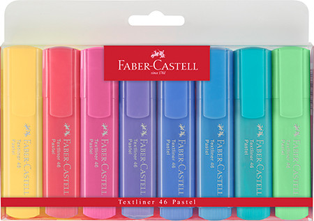 Faber-Castell korostuskynä Textliner 46 8-värin sarja