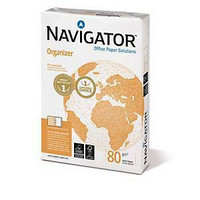 Navigator Organizer kopiopaperi A4 80g rei'itys 8cm me=1ltk ( 5 riisiä )