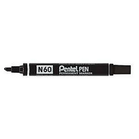 Pentel N60 huopakynä viisto 1-5mm permanent musta