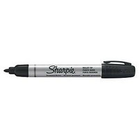 Sharpie Small huopakynä pyöreä 1mm permanent musta 12kpl