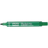 Pentel N50 huopakynä pyöreä 1-2mm permanent vihreä 12kpl