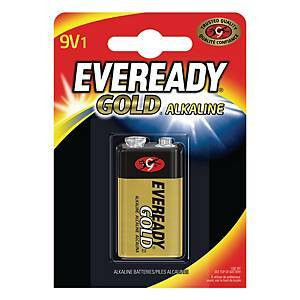 9V 6LR61 alkaliparisto Eveready Gold
