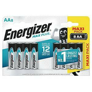 Energizer Max Plus AA/LR6 alkaliparisto, 1 kpl=8 paristoa