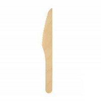 Puinen kertakäyttöveitsi wood 16cm, 1 kpl=100 veistä