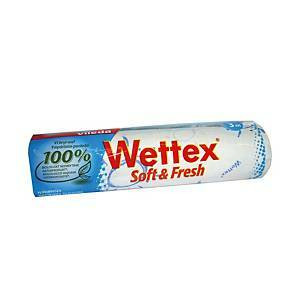 Biohajoava Wettex Soft & Fresh talousliinarulla 3 metriä