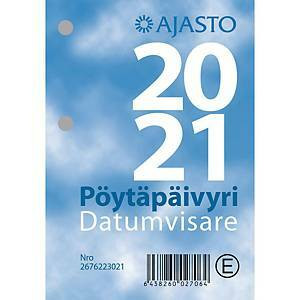 Pöytäpäivyri/Datumvisare lehtiökalenteri 2021 83 x 119 mm