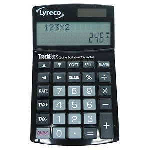 Pöytälaskin 2-rivinen 12 numeron näyttö