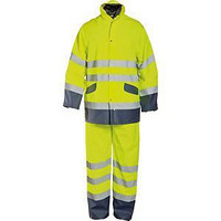 Huomiosadeasu neonkeltainen/sininen koko M