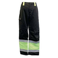 Multinorm työhousut keltainen/musta koko 3XL