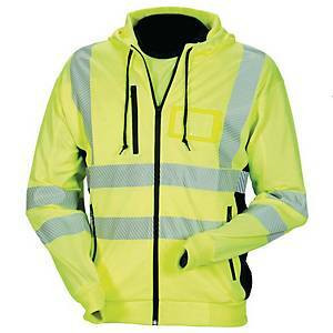 Huomiovärinen työhuppari Lk.2 keltainen koko 2XL
