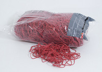Ohut 100mm punainen kuminauha 1kg