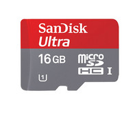 MicroSDHC muistikortti Sandisk Ultra 16GB