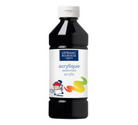 Akryyliväri musta 500ml