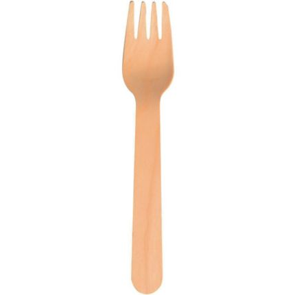 Haarukka puinen FSC 16,5cm 100kpl ltk