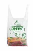 Kompostoituva hedelmä- & vihanneskassi 350x450x0,01 150kpl