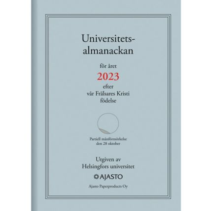 Yliopiston almanakka 2023 ruotsinkielinen 105 x 148mm