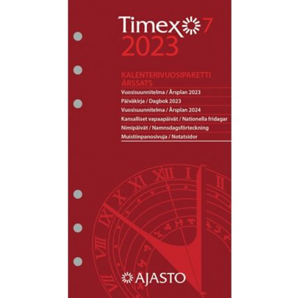 Timex 7 2023 vuosipaketti 92 x 168mm