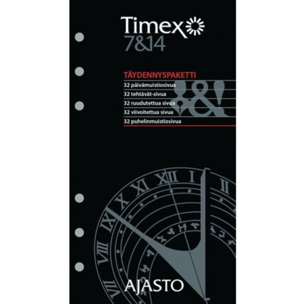 Timex 7 ja 14 täydennyspaketti 92 x 168mm