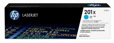 Laserkasetti CF401X 201X Cyan, sininen