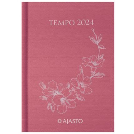 Ajasto Tempo 2024 taskukalenteri 105 x 148mm