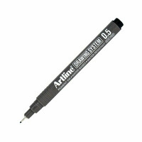 Tekninen piirustuskynä EK-235 DrawingSystem, 0,5 mm, musta