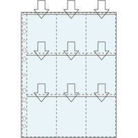 Keräilykorttitasku 7X9cm A4 PP 18 taskua /10 kpl per pussi