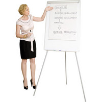 Bi-Office Easy ei-magneettinen lehtiötaulu 70 x 100 cm, kolmijalkainen jalusta