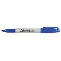 Sharpie Fine huopakynä pyöreä 1 mm permanent, sininen 12kpl