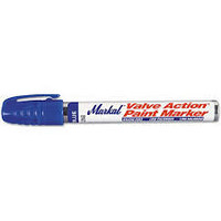 Markal Valve Action Paint Marker sininen,  12kpl laatikko