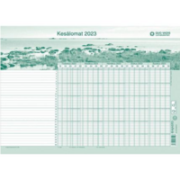 Lomakalenteri 2023–2024 seinäkalenteri 420 x 297mm