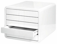 Lomakelaatikosto iBox 5-osainen kiiltävä valkoinen