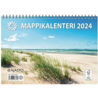 Ajasto Mappikalenteri 2024 seinäkalenteri 250 x 352mm